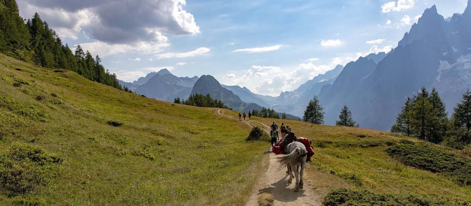 trekking autour du mont blanc